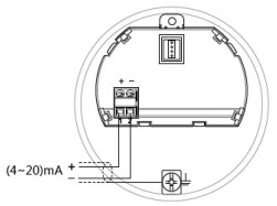 防腐雷達(dá)液位計(jì)24V兩線制接線圖